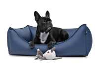 Kunstleder Hundebett Dreamcollection marine